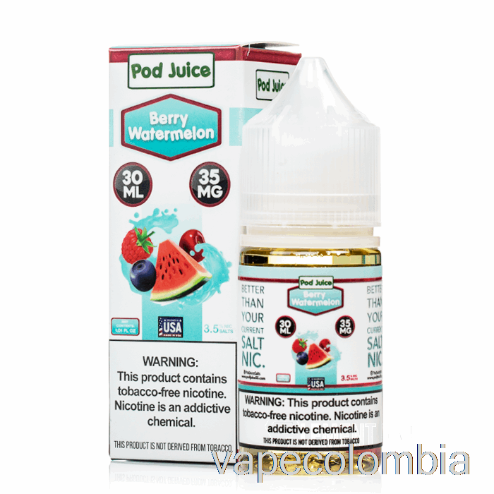 Vape Kit Completo Berry Sandía - Jugo De Vaina - 30ml 35mg